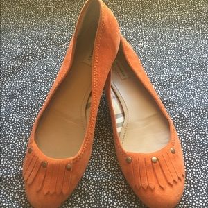Burberry Rich Suede Flats Size 7.5 MSRP $595